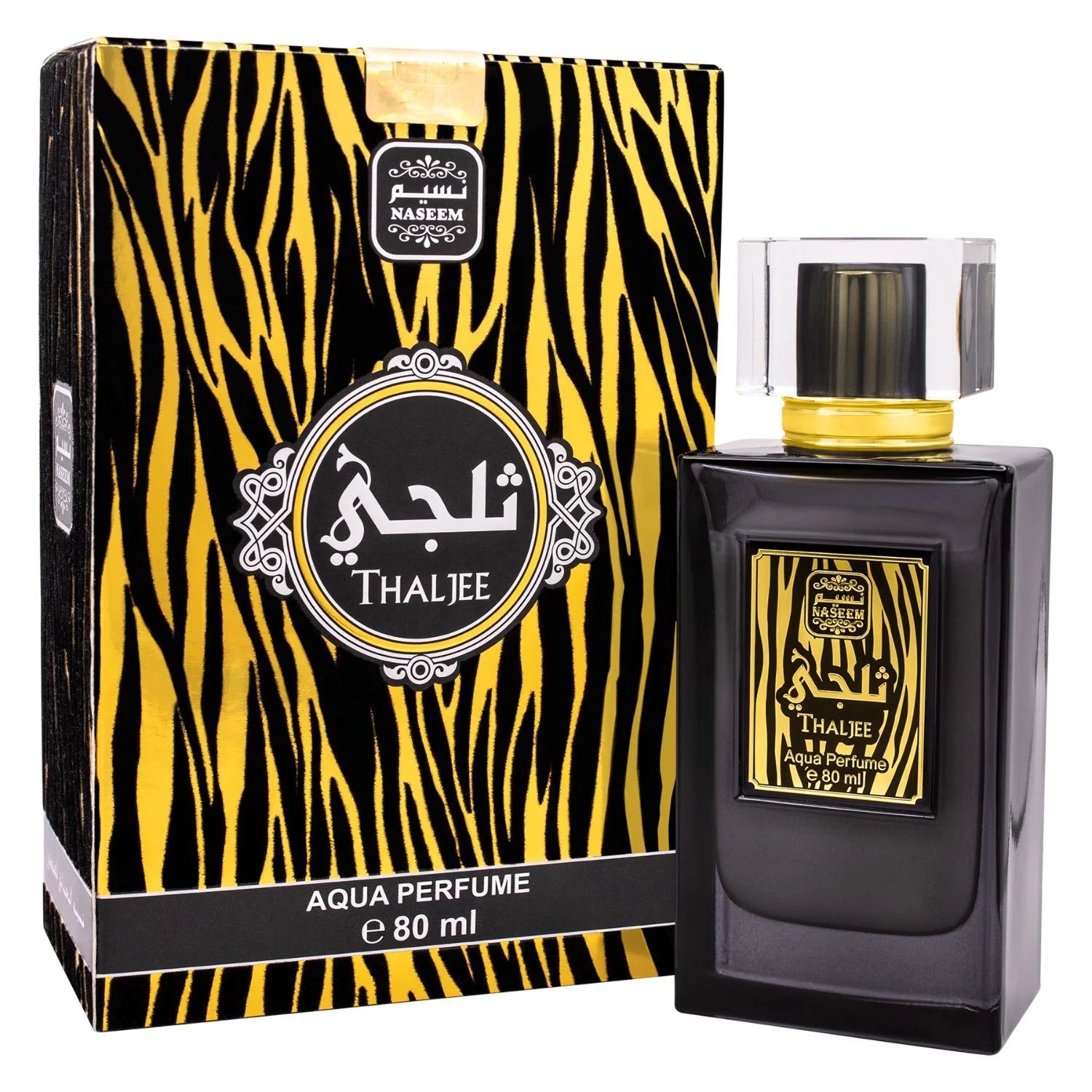 Thaljee Aqua Perfume Arabic Non Alcoholic Fresh Rose Leather Musk Men Parfum by Naseem