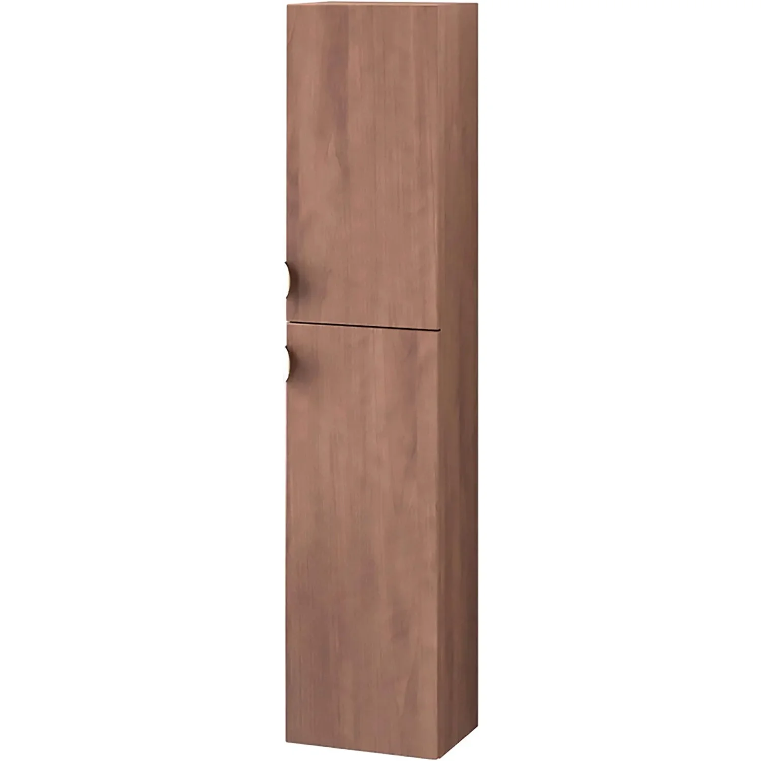 Randalco Column Cabinet  Aspen  Autumn Oak Wood Finish, Gold Handles