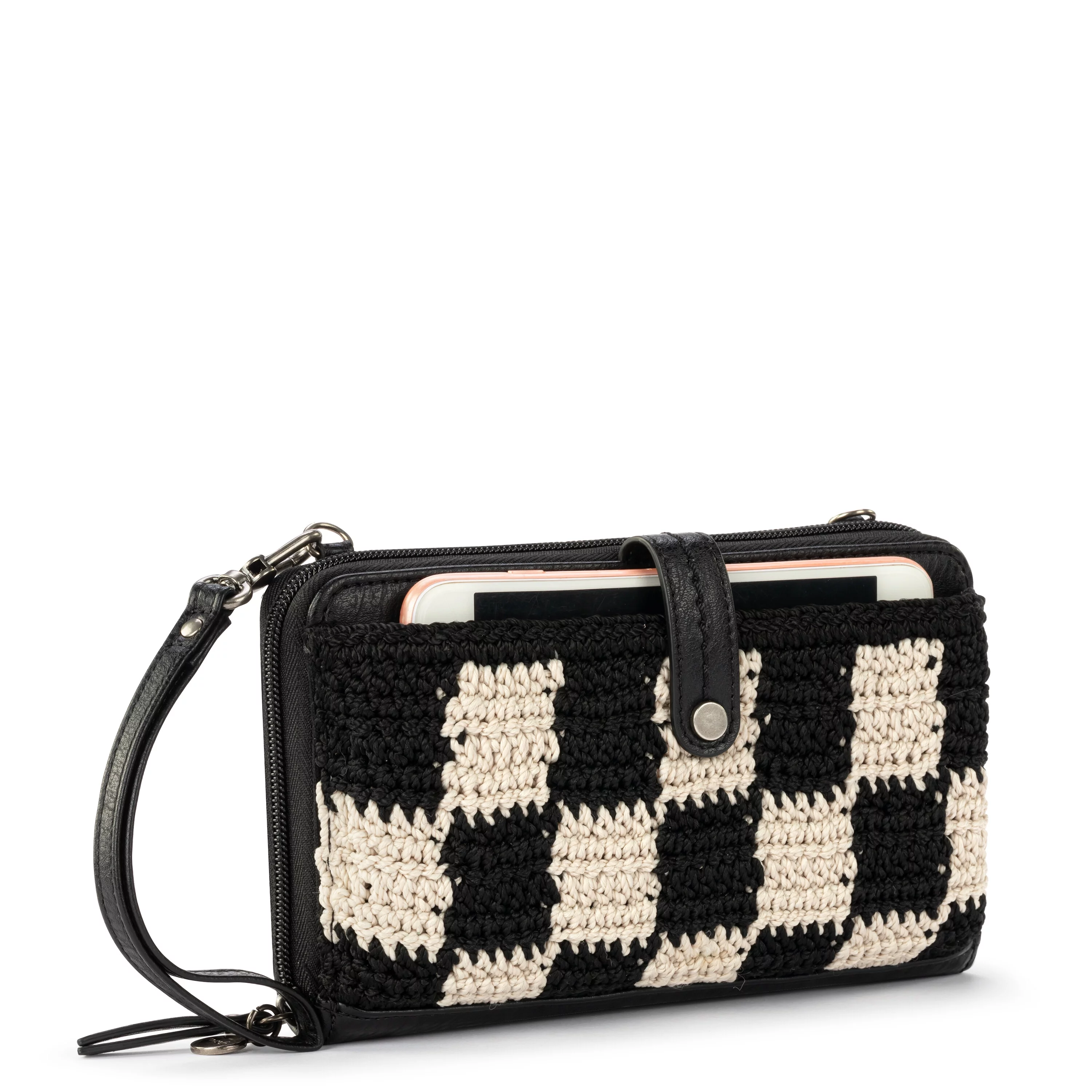 The Sak Iris Smartphone Crossbody , Hand-crochet, Recycled Polypropylene Yarn