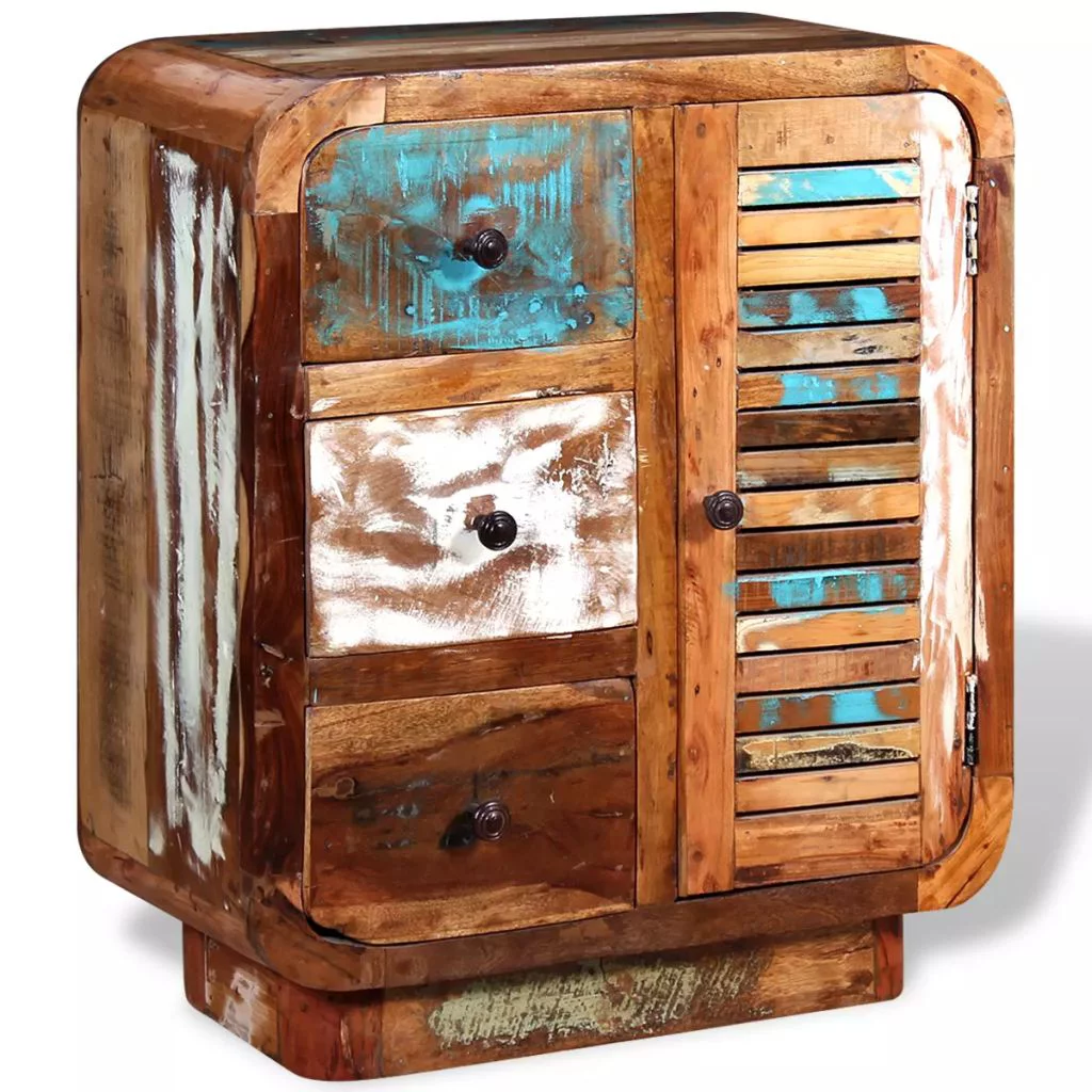 Festnight Sideboard Solid Reclaimed Wood