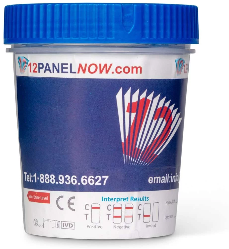 12panelnow.com 14 Panel Multi-Drug Urine Test with ETG & TML Detection [5 Pack]