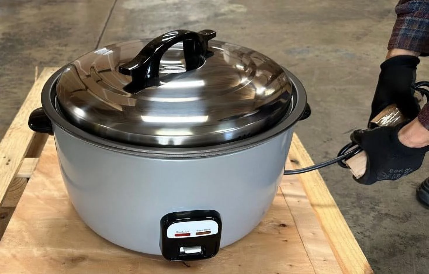 Cooler Depot Raw rice 30 cup Rice cooker warmer NSF XH-219 NSF ETL