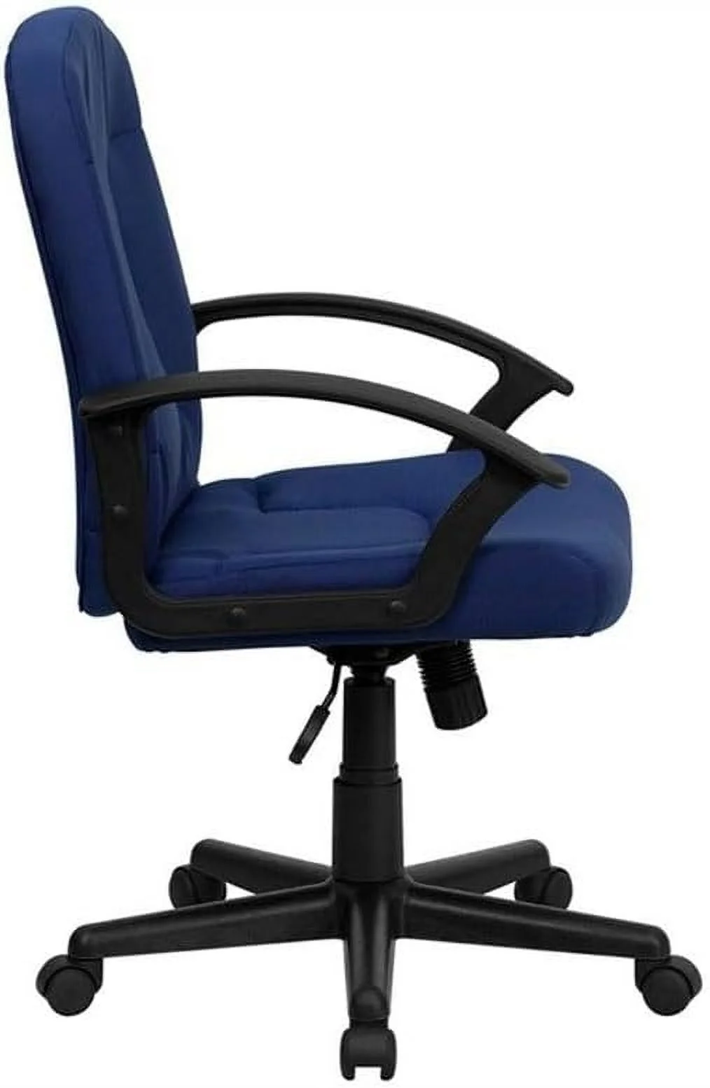ntemporary Fabric -Back Office Chair With Arms In Navy Blue