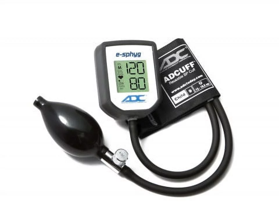 American Diagnostic Corporation ADC E-sphyg™ 7002 Series Digital Pocket Aneroid Sphyg Size & Color: Child (13-19.5cm) Black