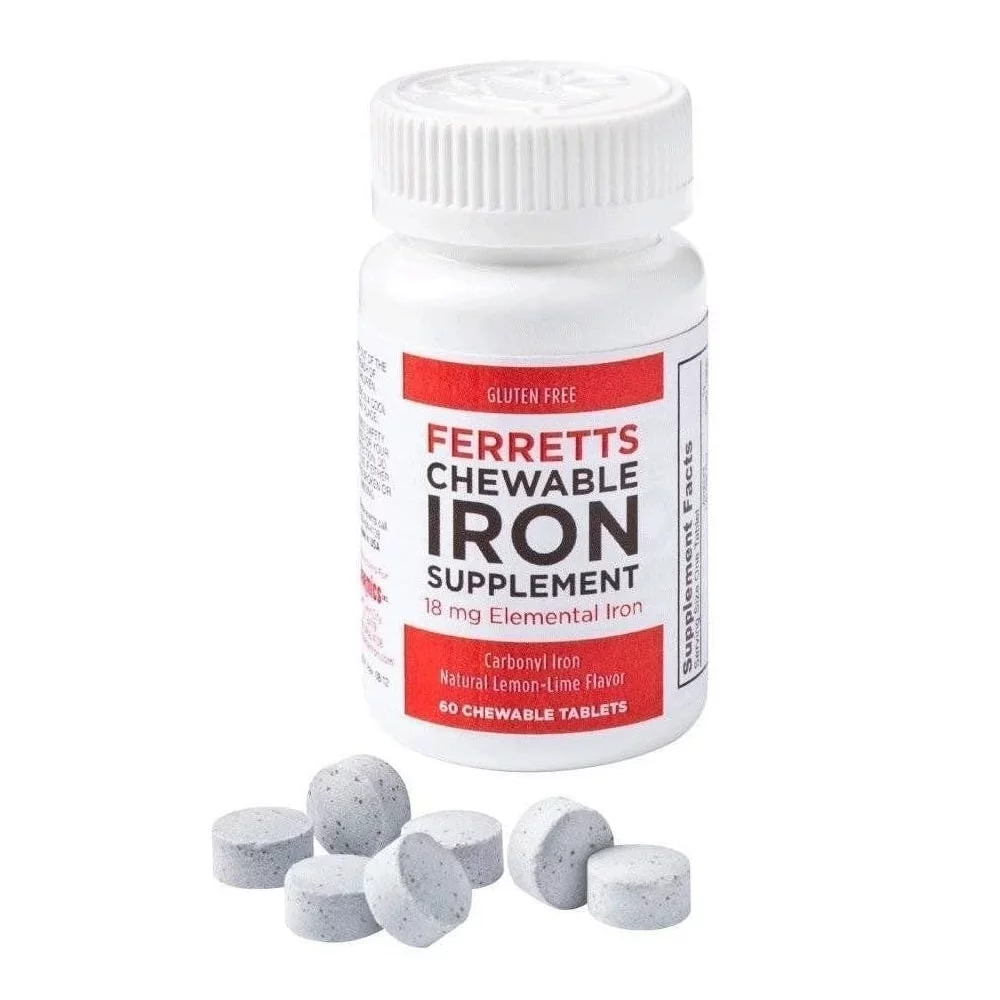 Ferretts Iron (18mg) - Chewable Tablets (60)