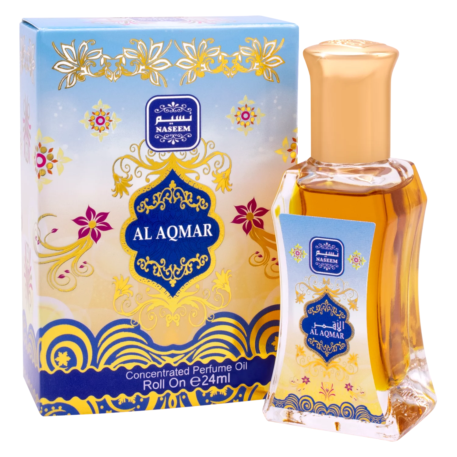 Al Aqmar Perfume Oil Musk Amber Sandalwood Fruity Men Perfumes by Naseem