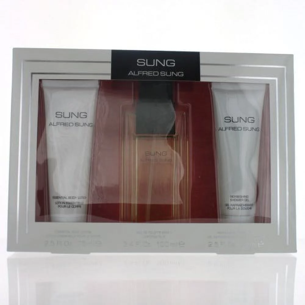 Alfred Sung Sung Perfume Gift Set for Women, 3 Pieces