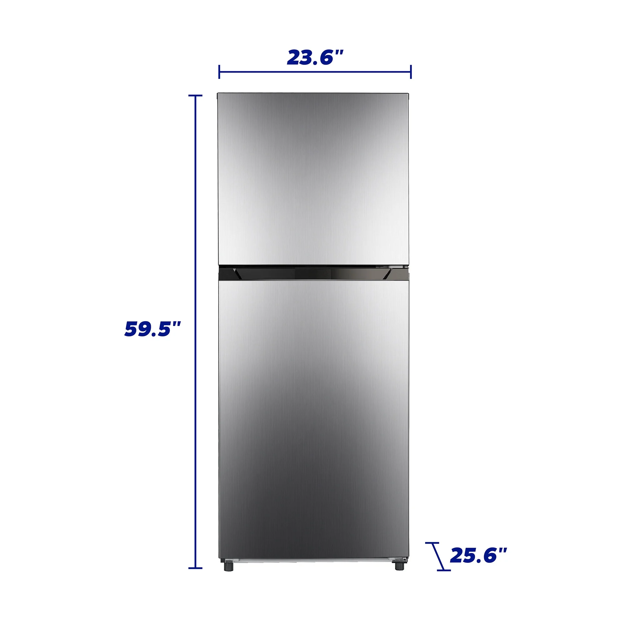 Element Electronics 10.1 cu. ft. Top Freezer Refrigerator - Stainless Steel, ENERGY STAR (ENR10TFGBS)