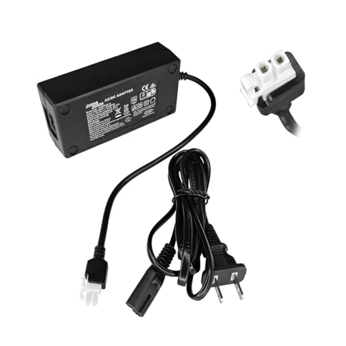 Power Recliner Power Supply, Adjustable Bed Switching Power Supply Replacement Power Cord Kit AC/DC with AC Power Wall Cord 29V 2A Adapter Compatible for Lift Chair or Standing Desk