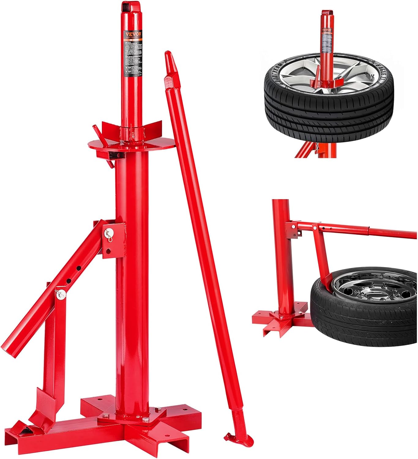 VEVOR Manual Tire Changer, Portable Hand Bead Breaker Tire Machine for 8