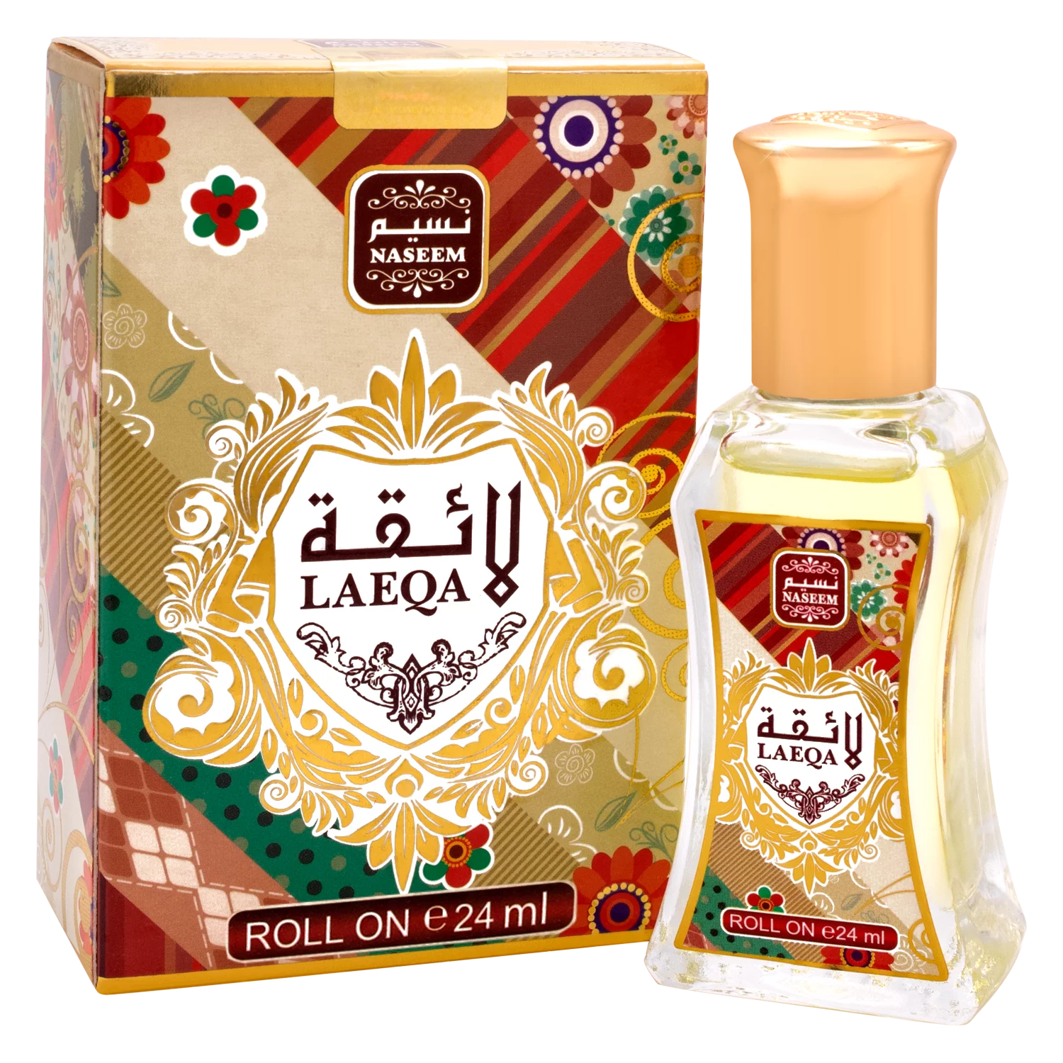 Laeqa Perfume Oil Roller Non Alcoholic Lime Fruity Sandalwood Women Perfume Naseem