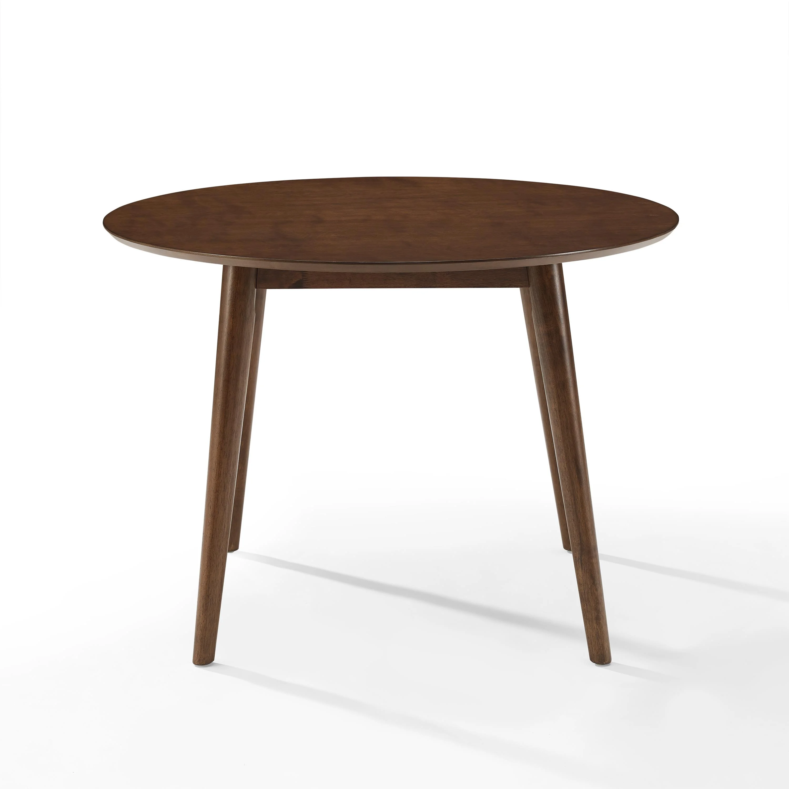 Crosley Furniture Landon Wood Round Dining Table in Mahogany