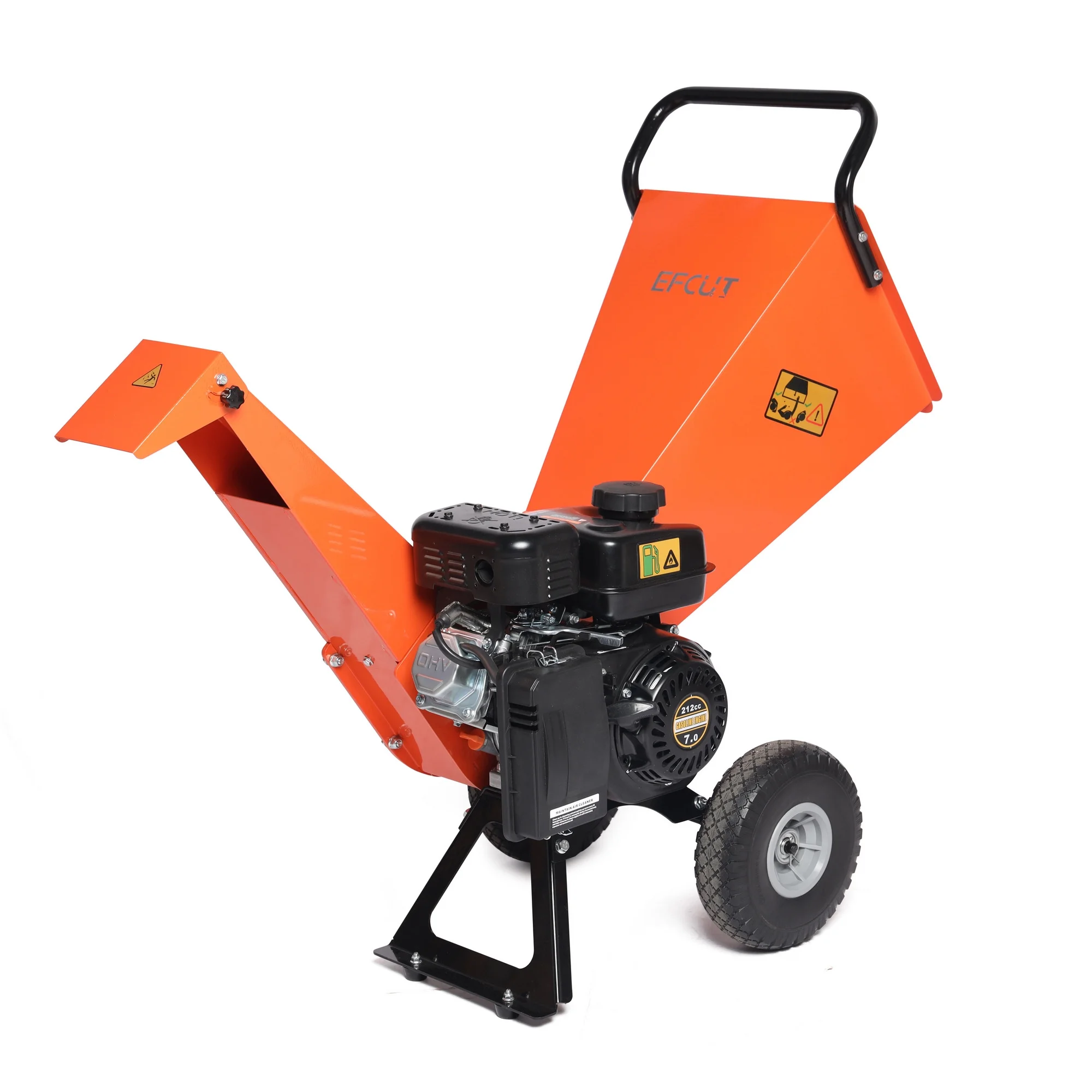 EFCUT R0 Wood Chipper Shredder Mulcher 7HP Gas Powered Heavy Duty Compact Design 3
