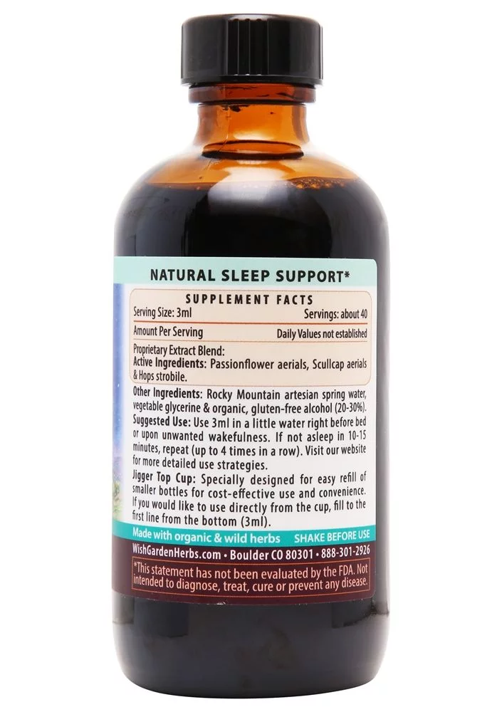 WishGarden Herbs - Sleepy Nights & Fresh Mornings Liquid - 4 fl. oz.