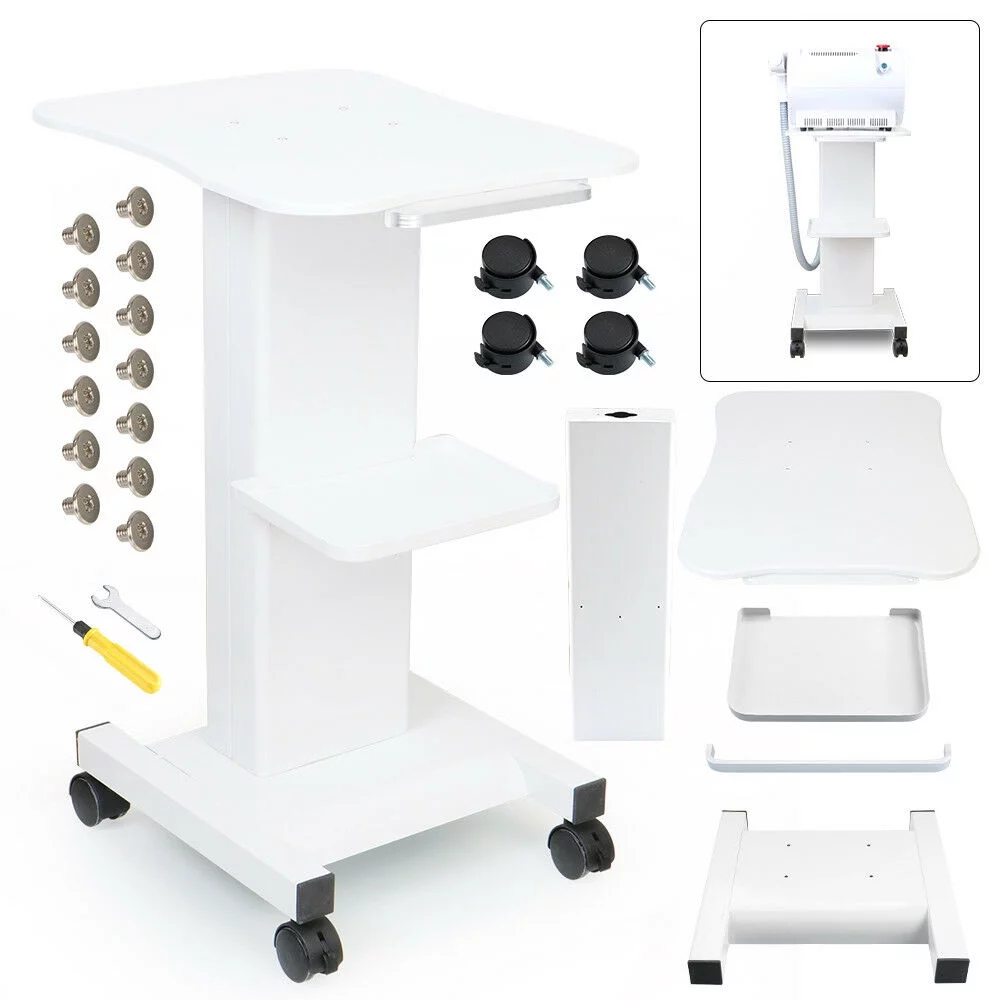 Suerbeaty Beauty Trolley Pedestal Rolling Cart ABS Cavitation RF IPL LED Beauty Machine