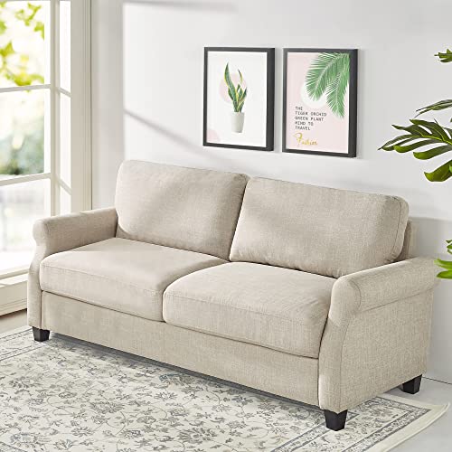ZINUS Josh Loveseat Sofa, Easy, Tool-Free Assembly, Beige