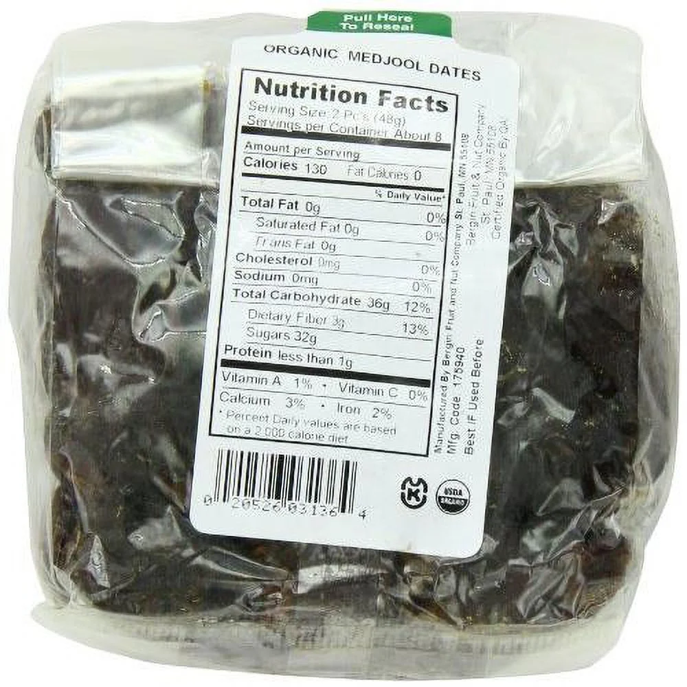Organic Medjool Dates, 14-Ounce Bags (Pack Of 2)