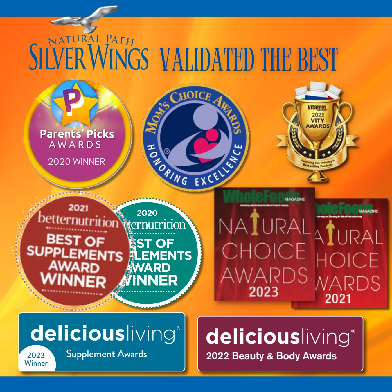 Natural Path Silver Wings Colloidal Silver Dropper 250 ppm 4 fl oz Liq