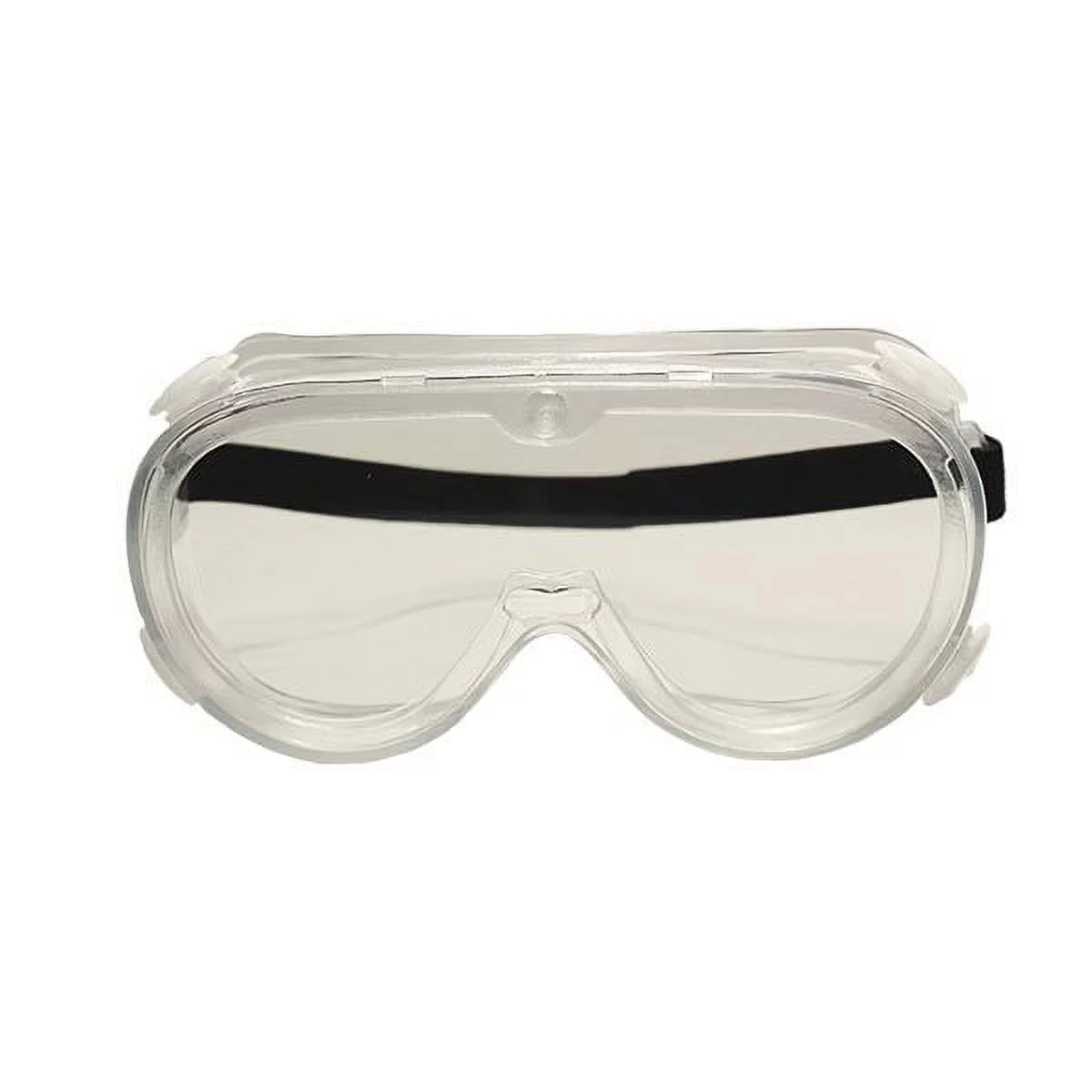 Clear Anti-Fog Safety Goggles with Adjustable Headbands and UV Protection, Indirect Vents - 200 Pieces