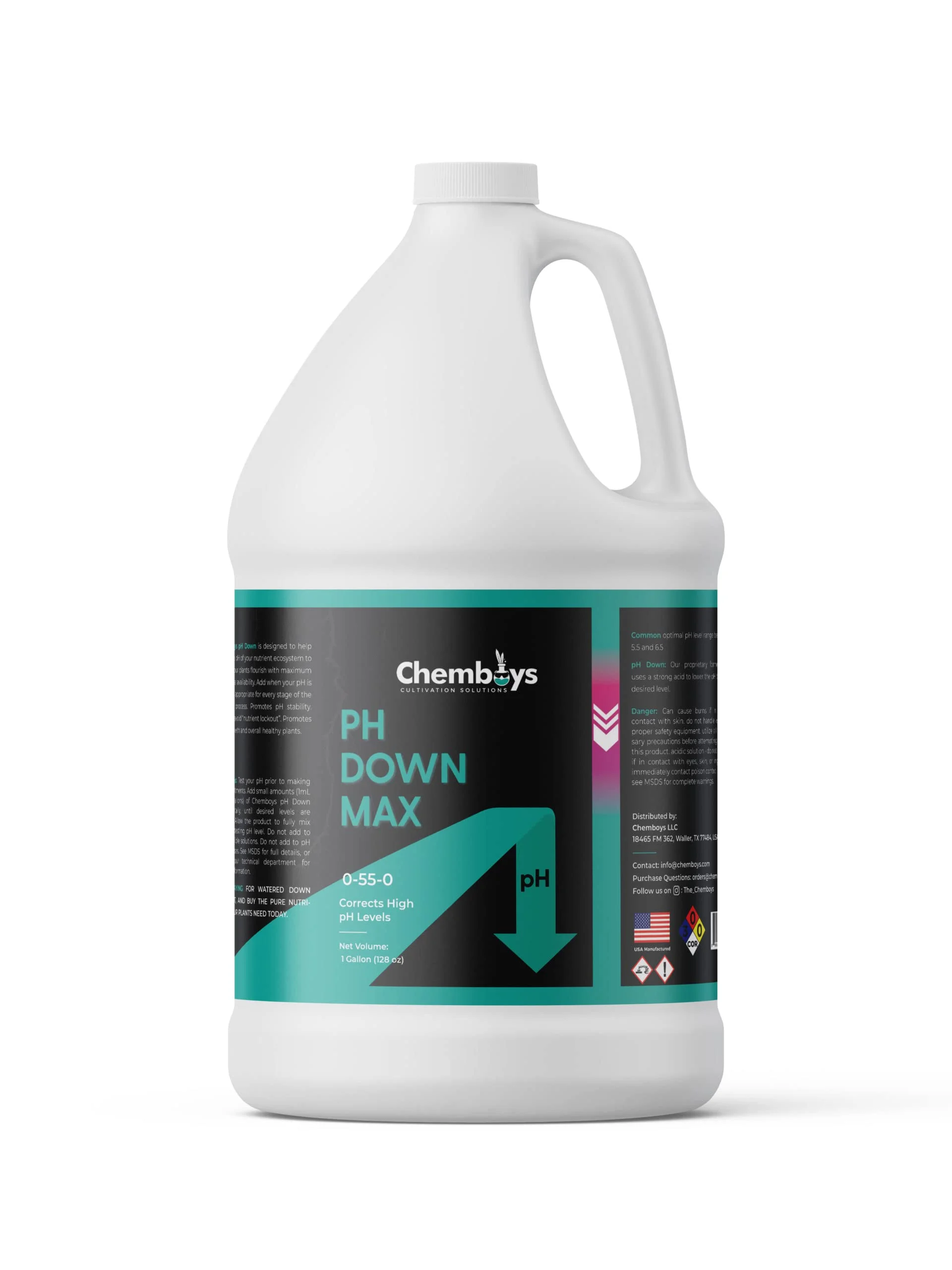 Chemboys pH Down MAX | Ultra Strength | 5-Gallon