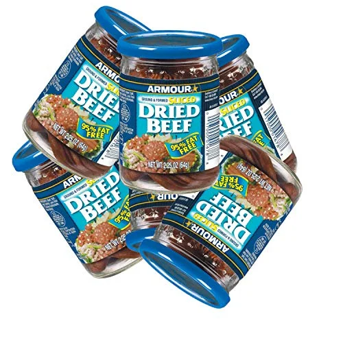 Armour Star Sliced Dried Beef, Jarred Meat, 2.25 OZ | 6 Count_AB