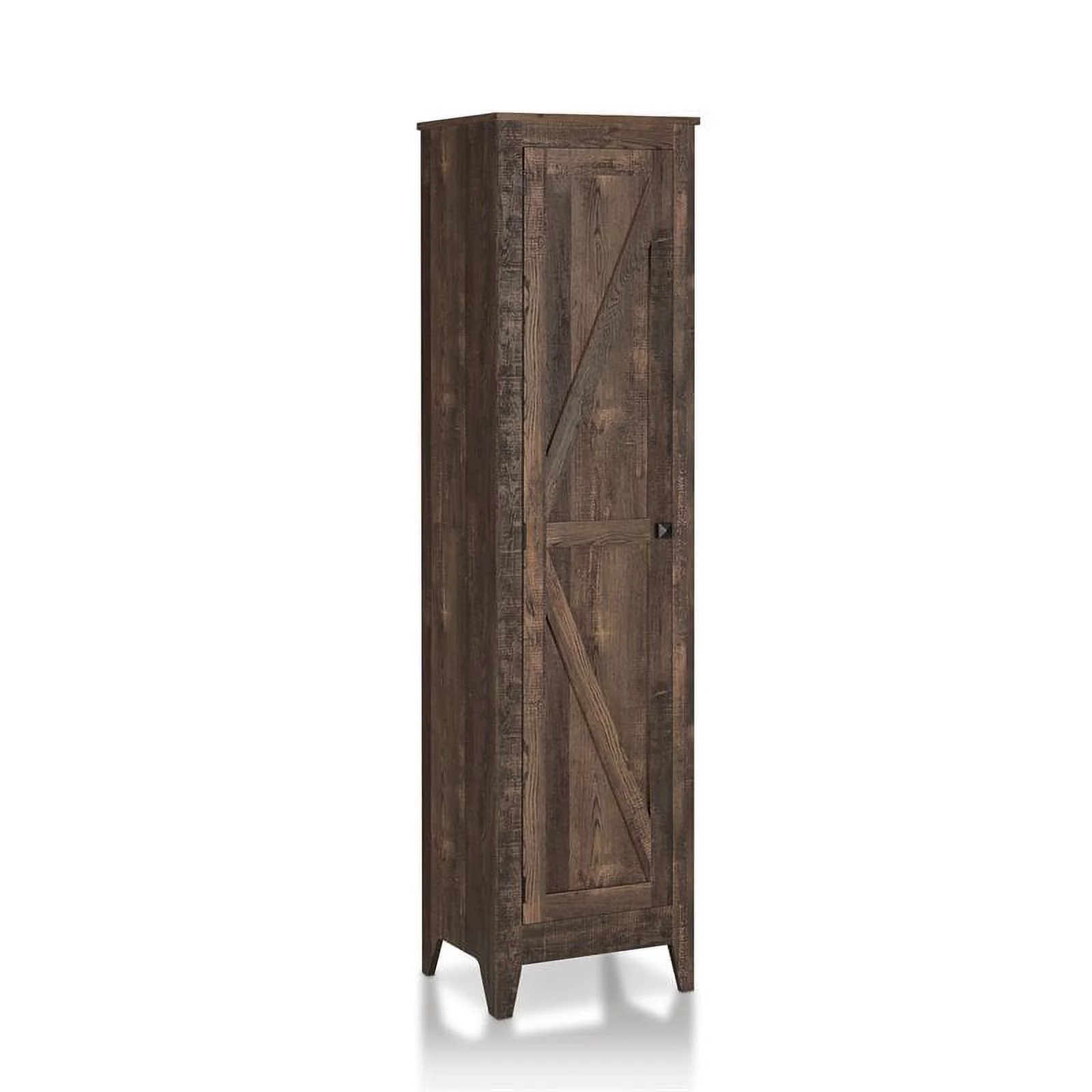 Allora Mid-Century Wood Storage Cabinet in Reclaimed Oak