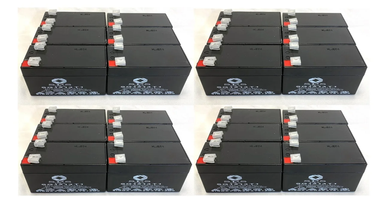SPS Brand 12V 1.3Ah Replacement Battery (SG1213T1) for Bard Medical 646001 (24 Pack)
