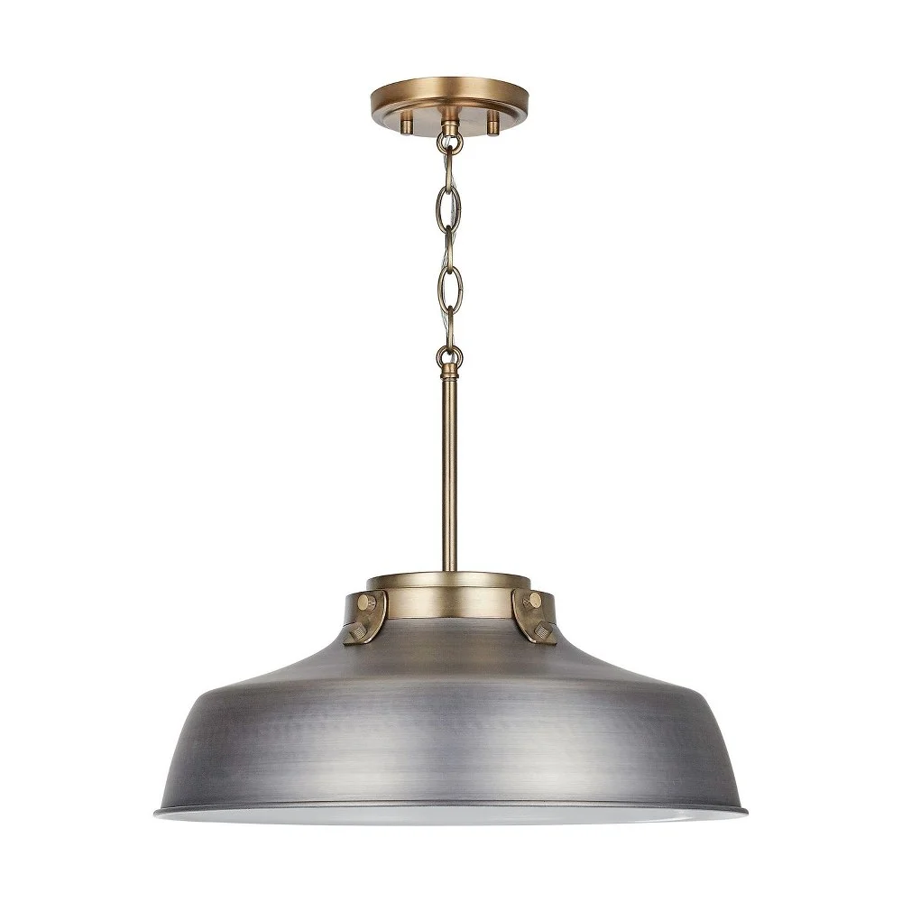 Austin Allen - Oakwood - 1 Light Pendant In Urban and Industrial Style-7.25