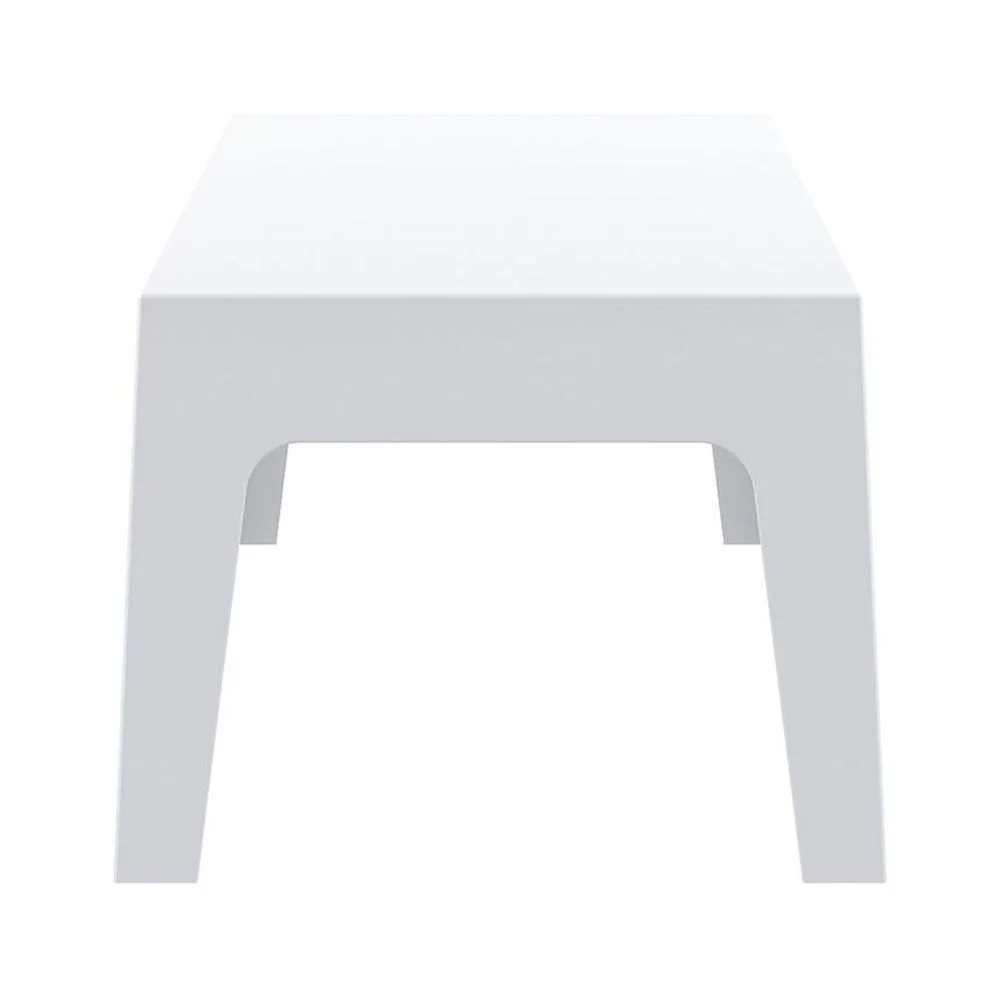 Box Resin Outdoor Center Table White
