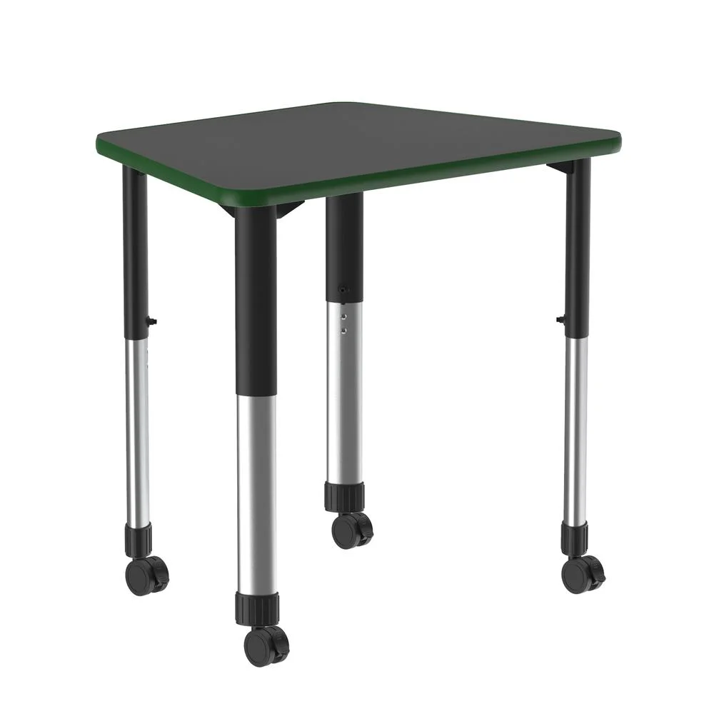 Correll Inc. Commercial Lamiante Top Collaborative Desk with Casters 33x23