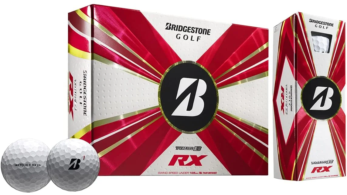 Bridgestone Tour B RX 2022 Golf Balls, 12 Pack, White