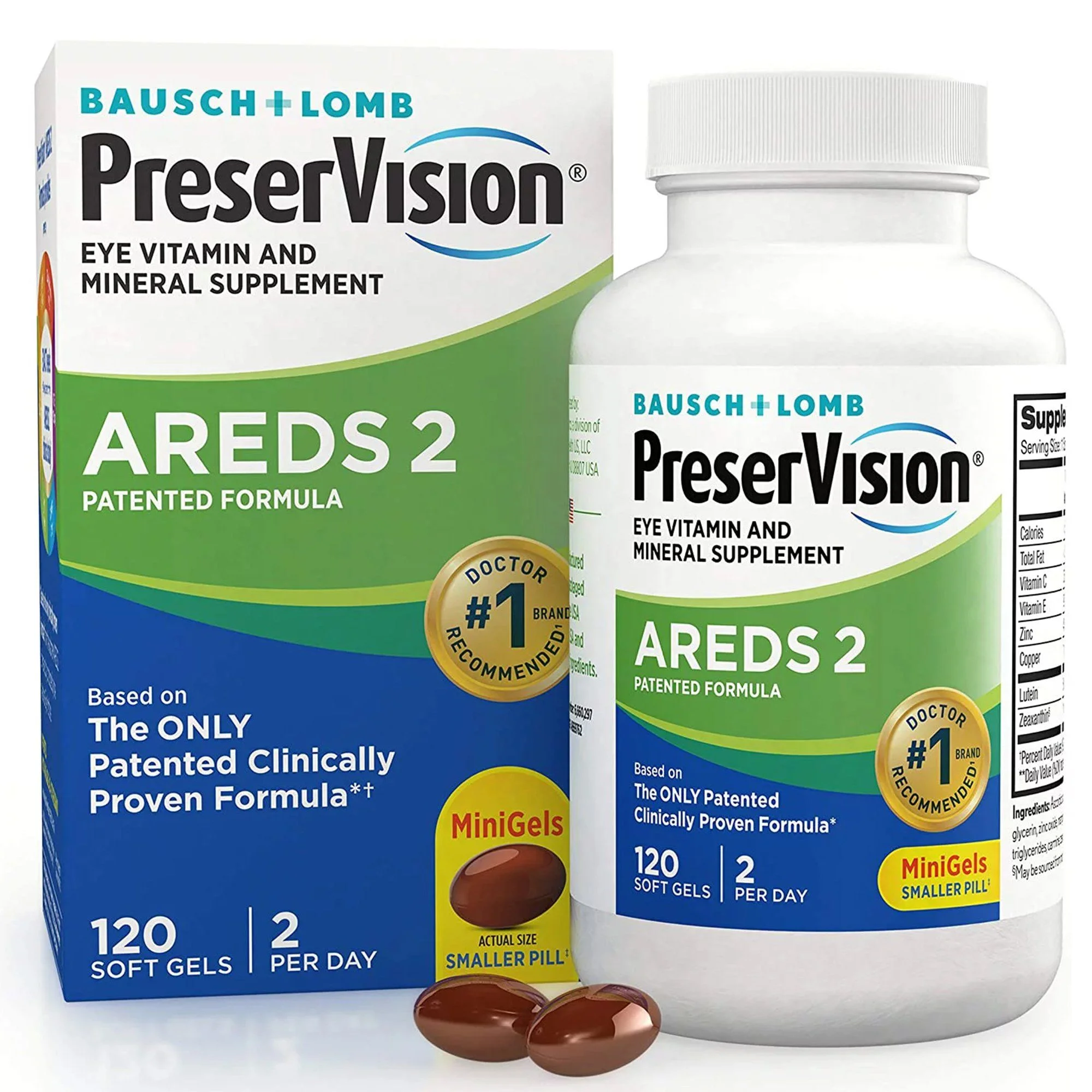 PreserVision Areds 2 Ascorbic Acid / Vitamin E Eye Supplement (BT/1)