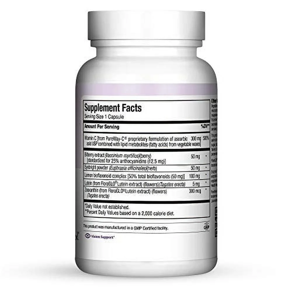 Maxi Health Kosher Bilberry Supreme with Lutein  - 120 Vegetable Capsules