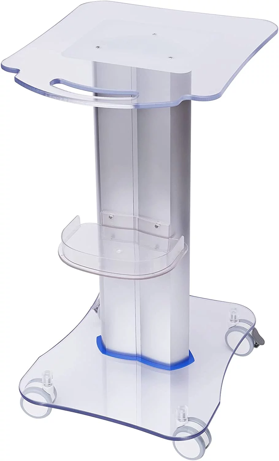 MIDUO 3-Tiers Beauty Salon Machine Stand Rolling Cart Beauty Trolley