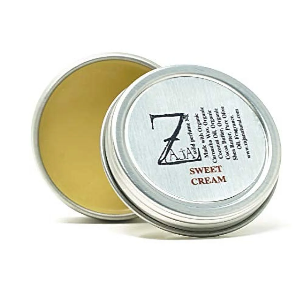 Sweet Cream Solid Perfume 30g - Vanilla, Milk, Honey, Strawberry, Citrus, Lavender