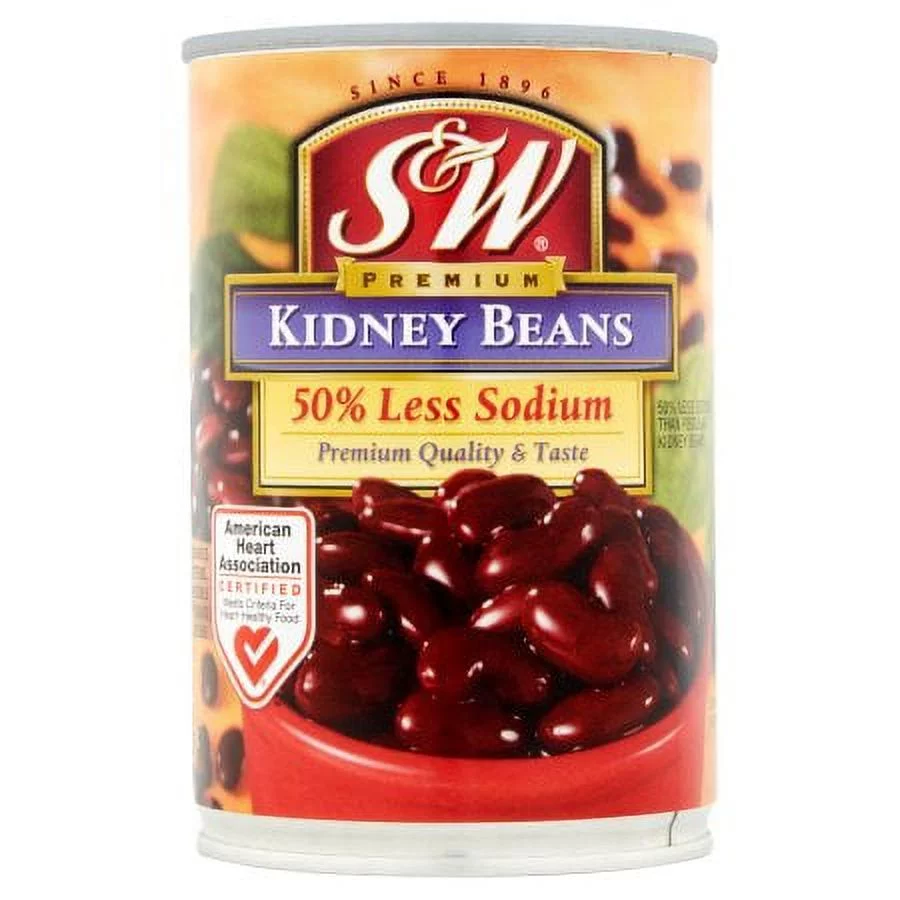 S&w kidney beans 50% les sod