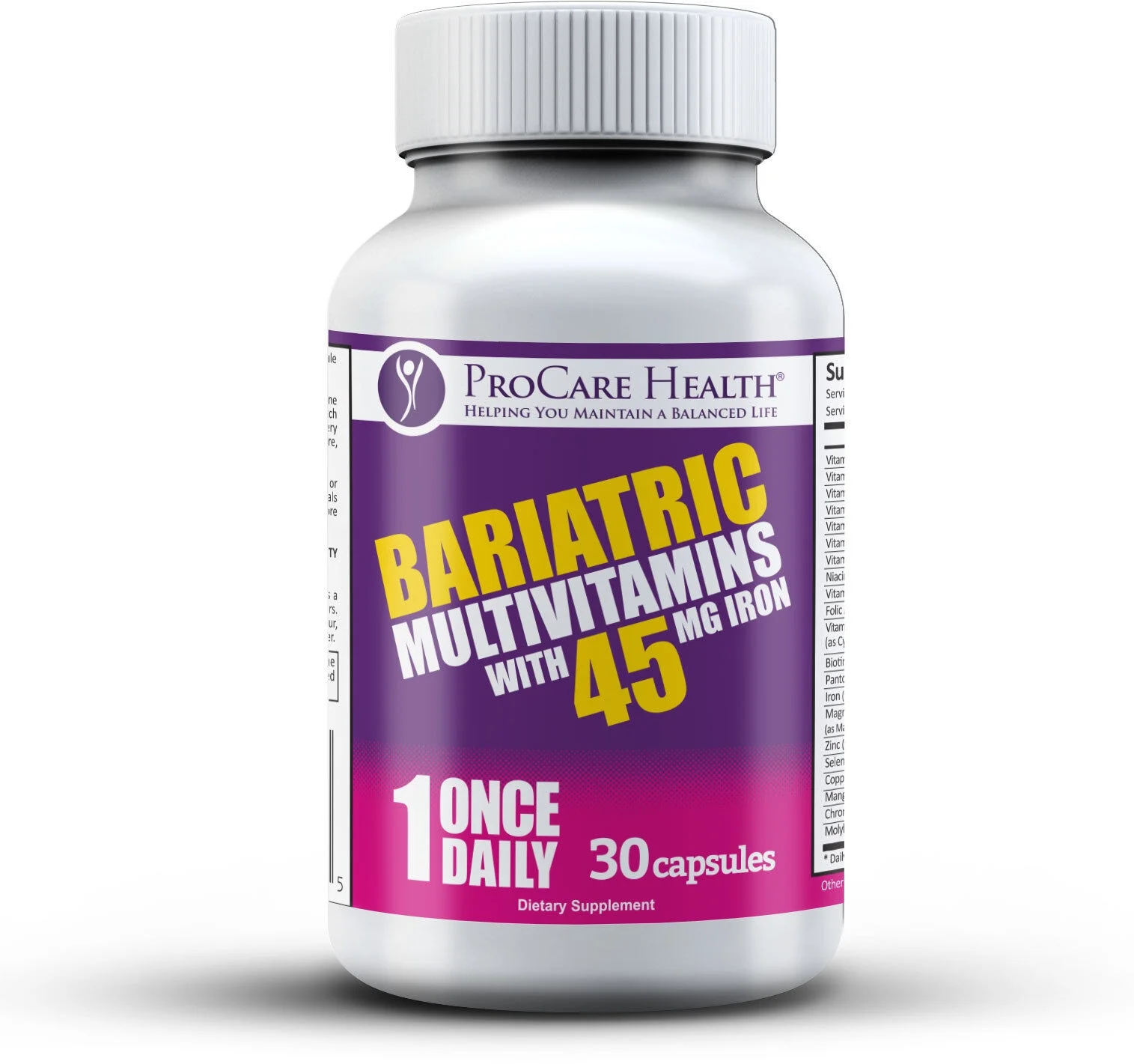 Bariatric Multivitamin | Capsule | 45mg | 30 Capsules