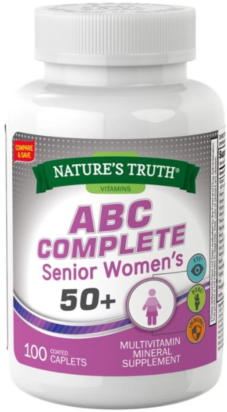 6 Pack - Nature's Truth ABC Complete Senior Women's 50+, 100 ea