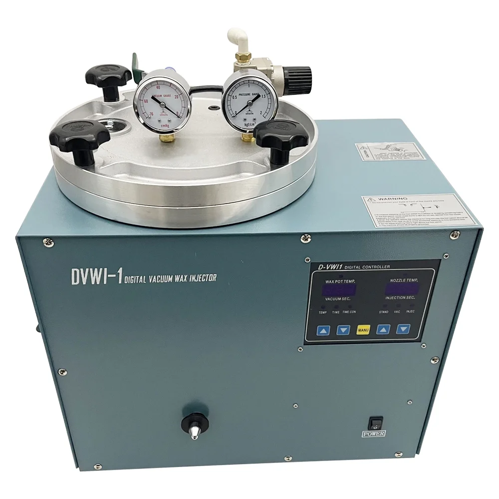 Techtongda DVWI-1 Digital Vacuum Wax Injector Jewelry Wax Injection Machine Controller