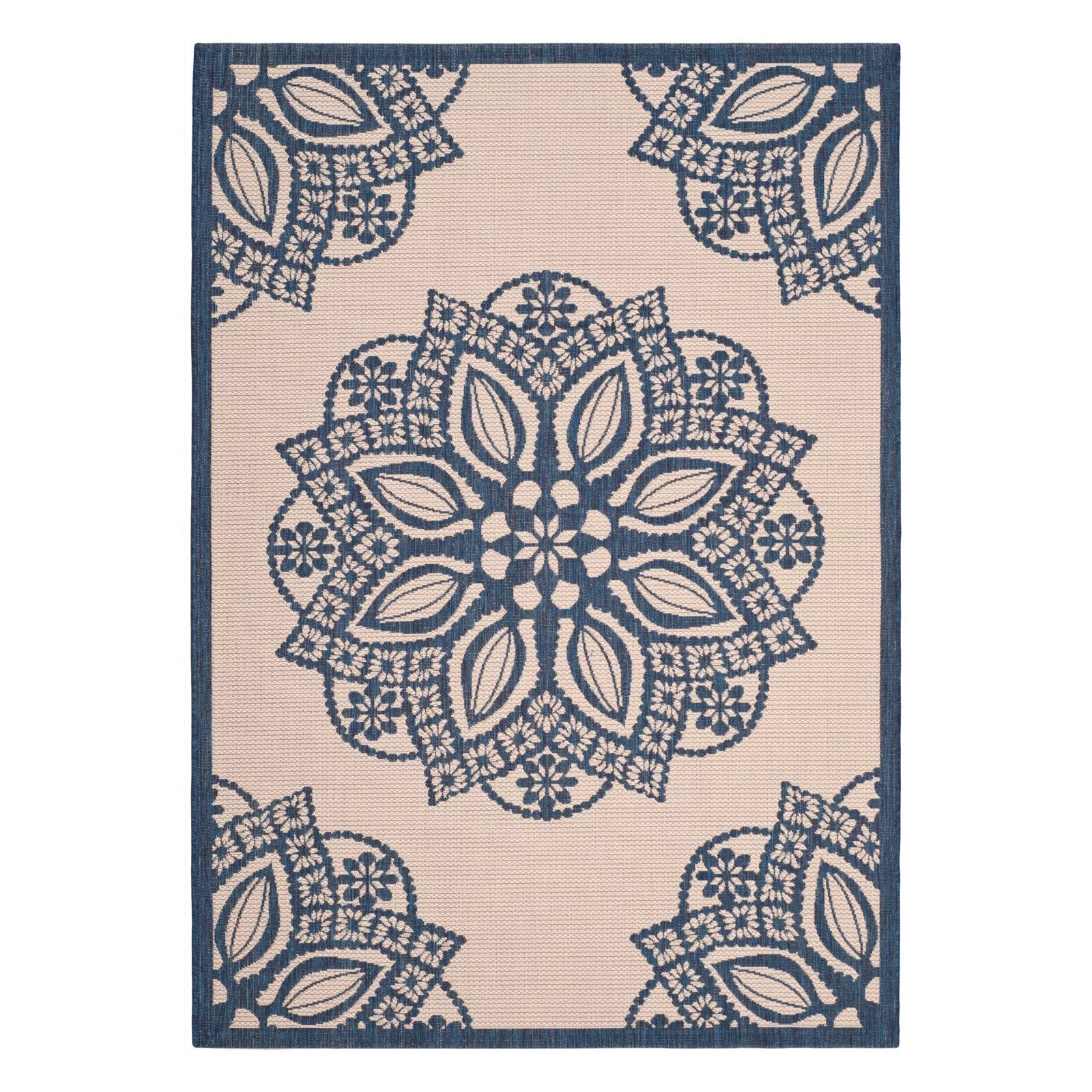 Safavieh Courtyard Millicent Medallion Indoor/Outdoor Area Rug, 5'3