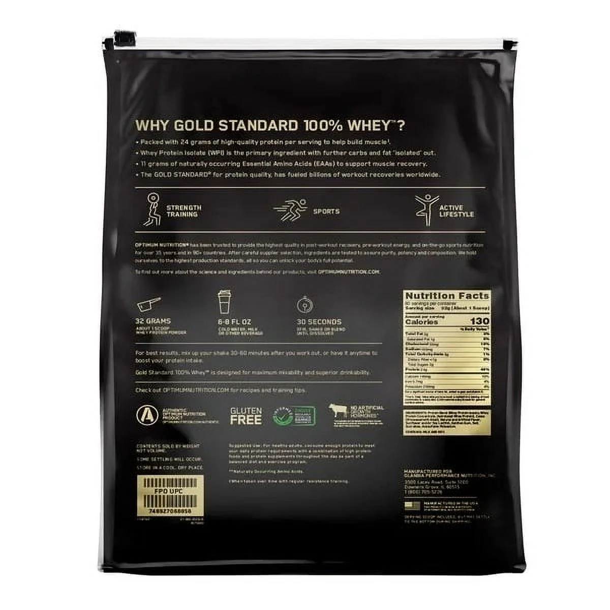 Optimum Nutrition Gold Standard 100% Whey Protein Smores 80 Servings