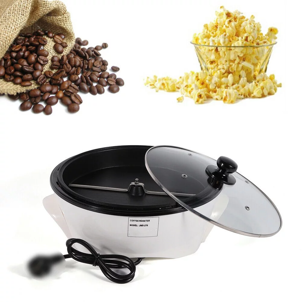 YIYIBYUS Electric Coffee Bean Roasting Baking Machine 1500G Coffee Roaster Baker Household White