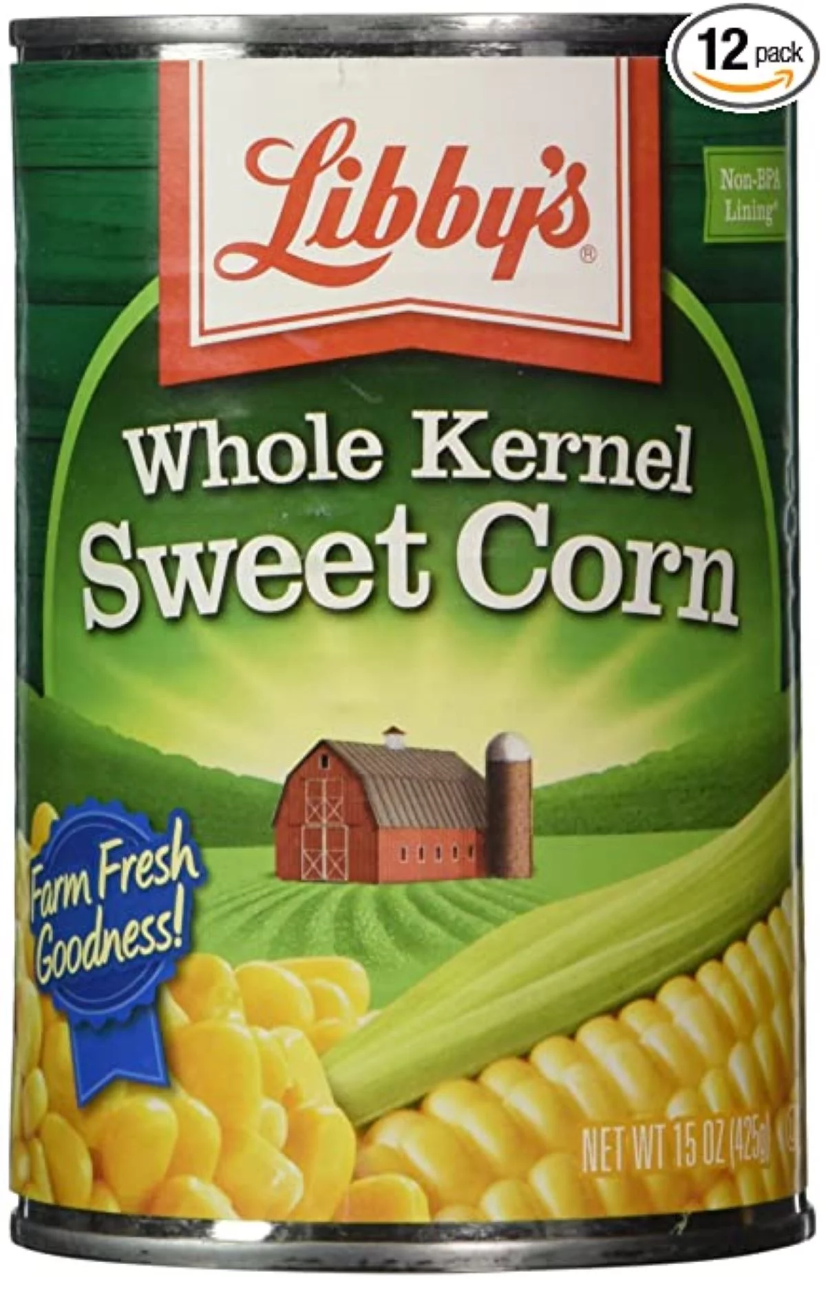 Libby's Whole Kernel Sweet Corn, 15 Oz Cans, Quantity of 8