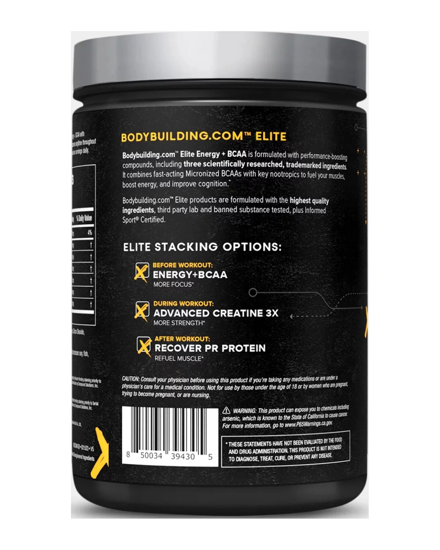 Bodybuilding.com ELITE Energy + BCAA