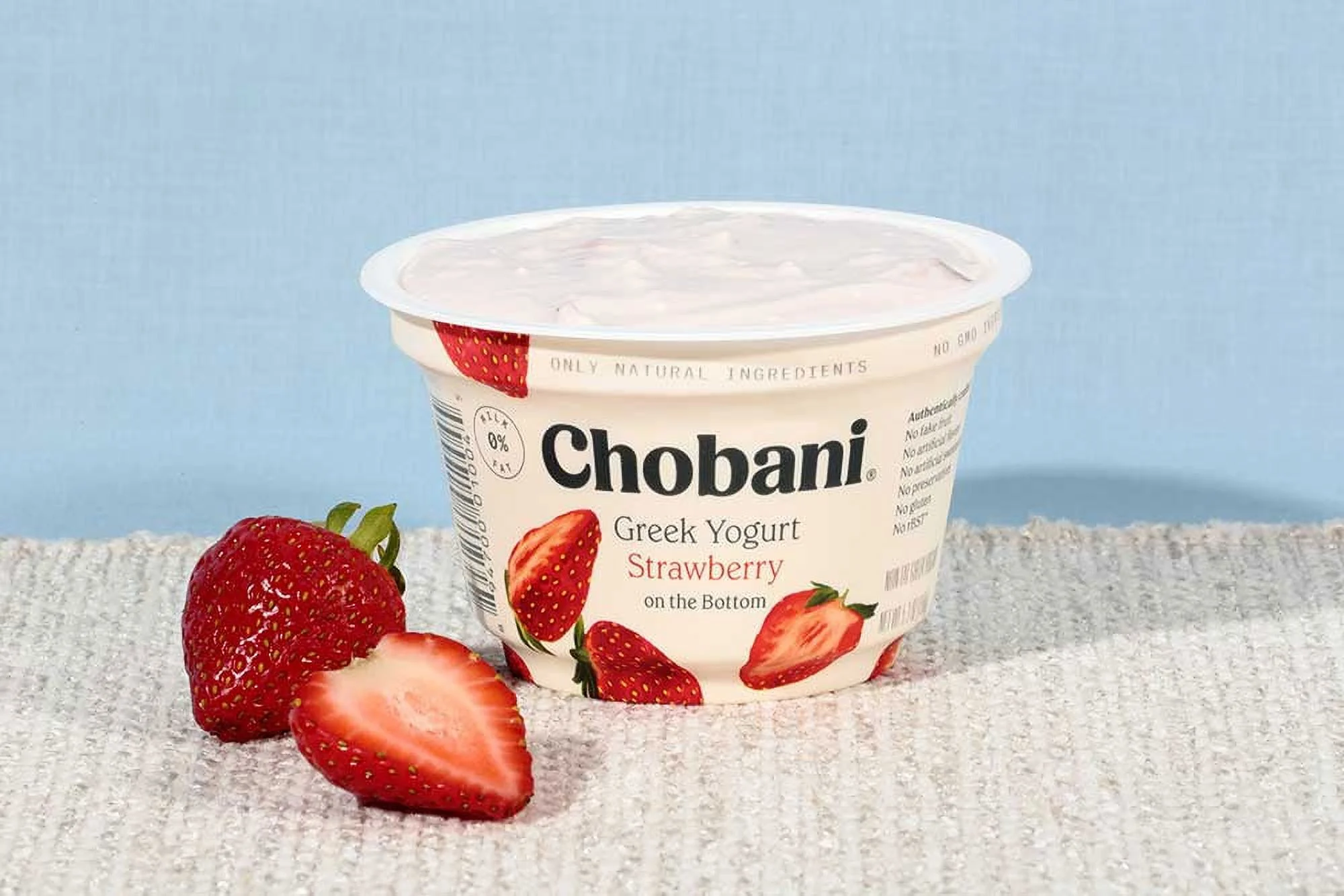 Chobani Non Fat Strawberry Greek Yogurt, 5.3 Ounce -- 12 per case