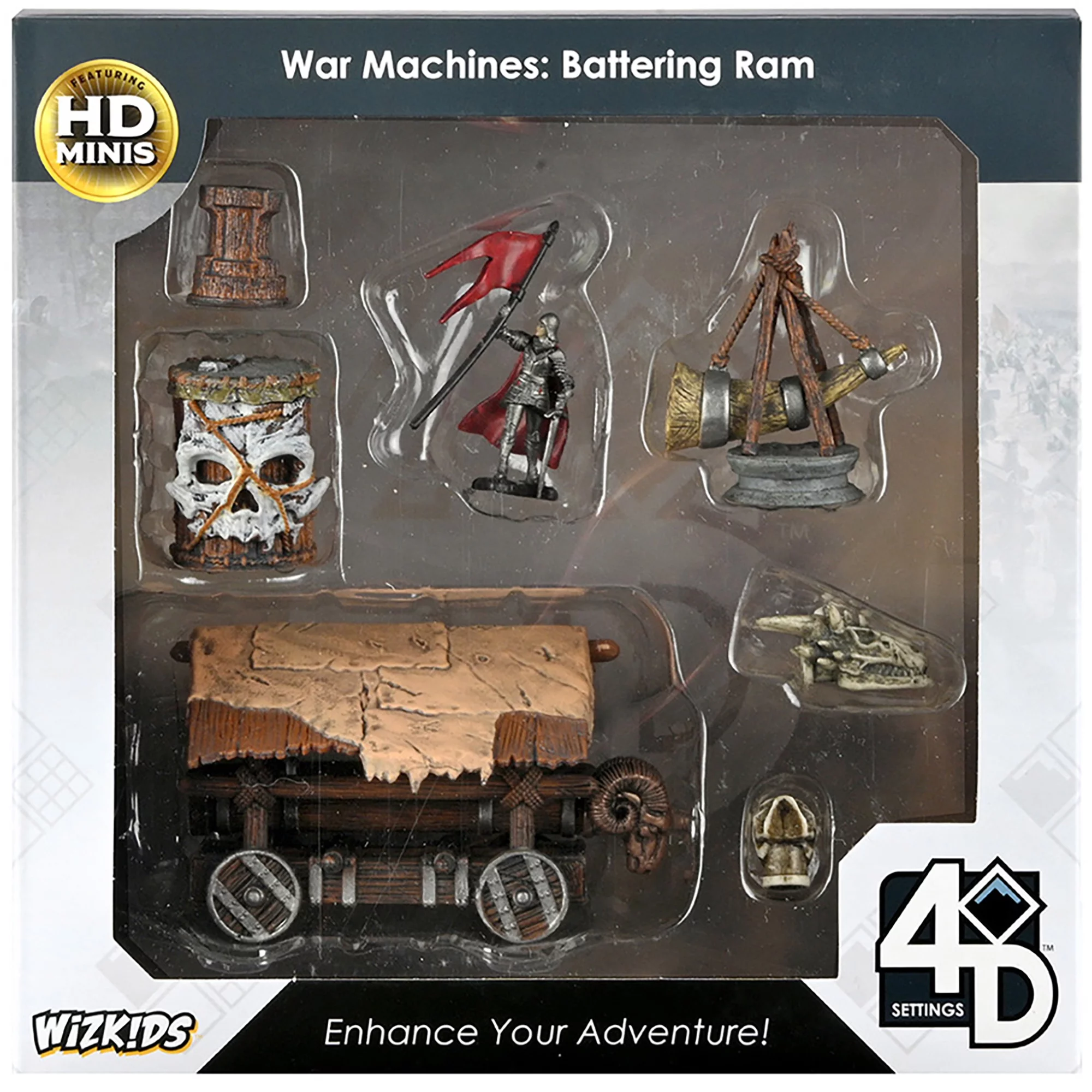 WizKids 4D War Machines: Battering Ram - Miniatures, RPG Tabletop Accessory