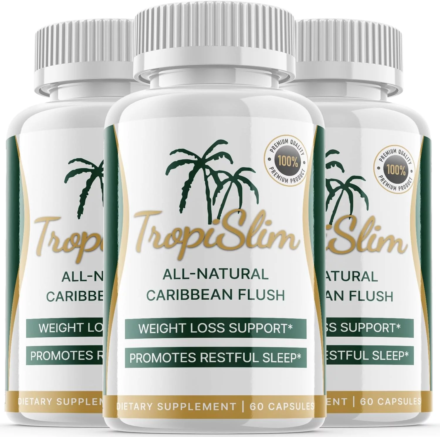 (3 Pack) TropiSlim - Keto Weight Loss Formula - Energy & Focus Boosting Dietary Supplements for Weight Management & Metabolism - Advanced Fat Burn Raspberry Ketones Pills - 180 Capsules
