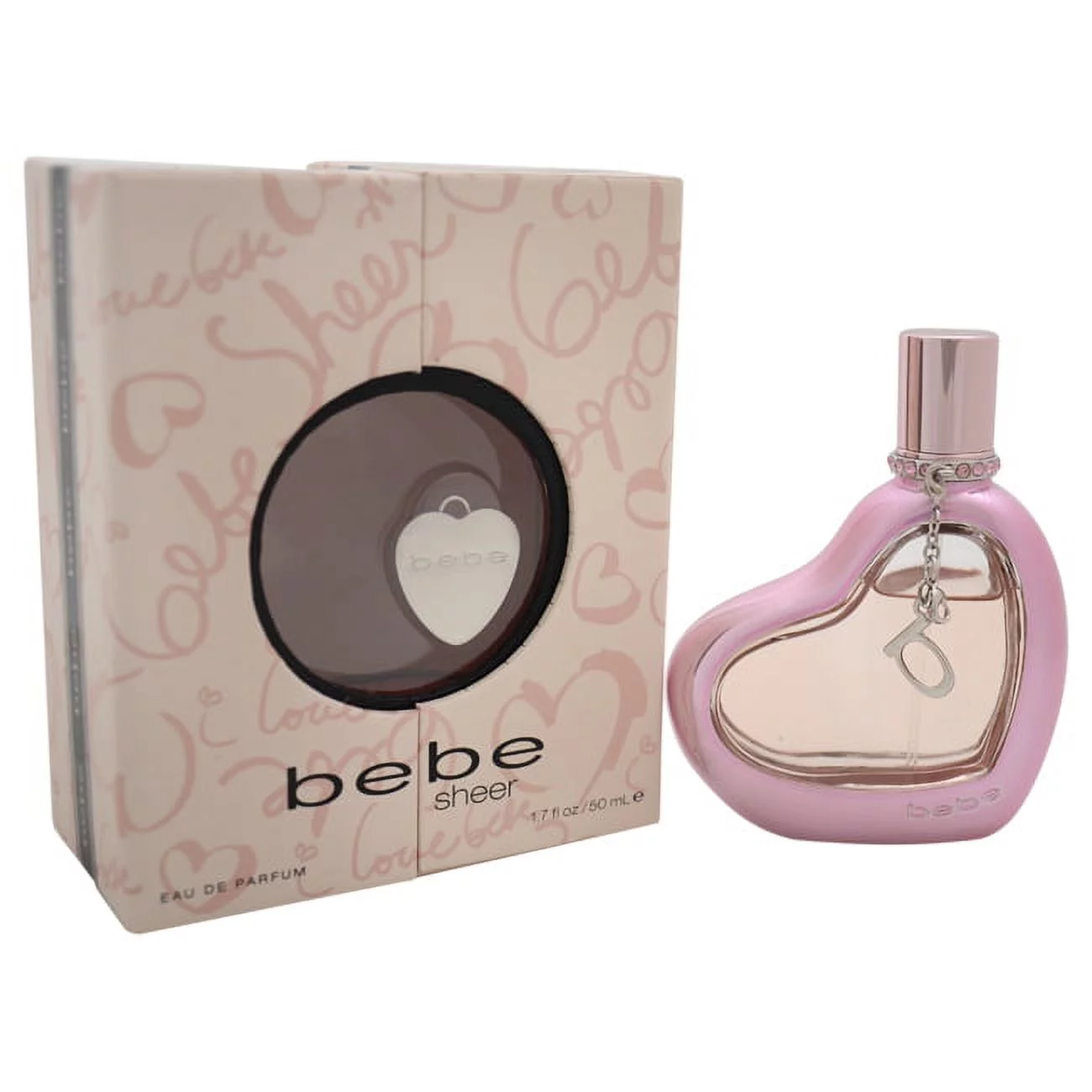 bebe Sheer Eau de Parfum, Perfume for Women, 1.7 Oz Full Size