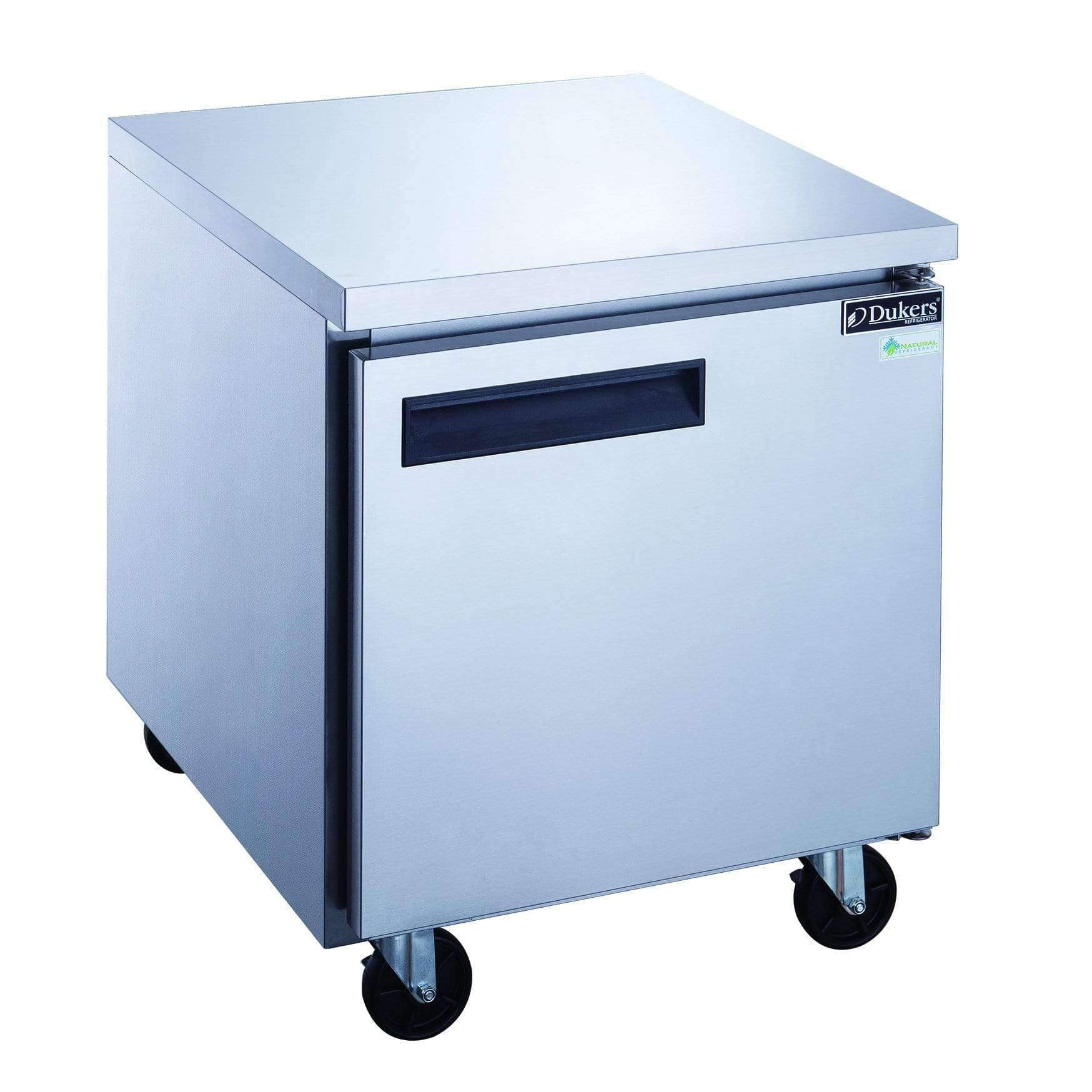 Dukers - DUC29F Single Door Undercounter Freezer in Stainless Steel