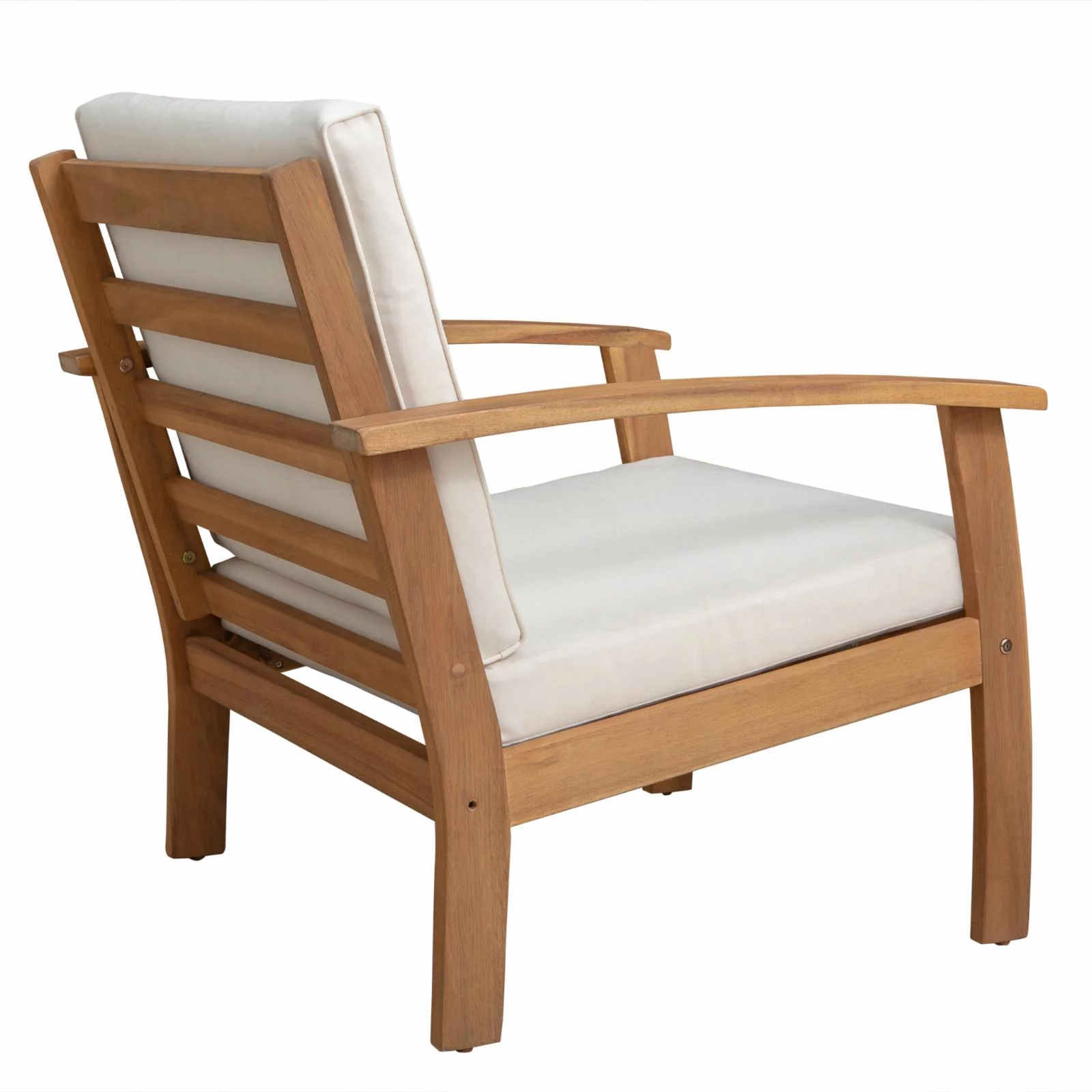 Balkene Home Lio Wood Outdoor Lounge Chair